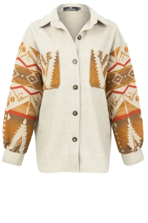 Maverick's Button Shacket