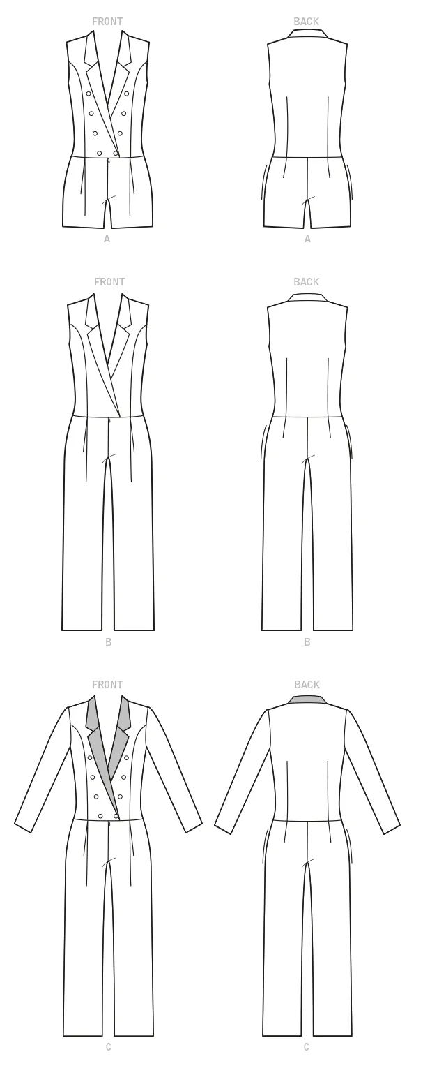 McCall's Pattern M8183 Misses' Jumpsuits