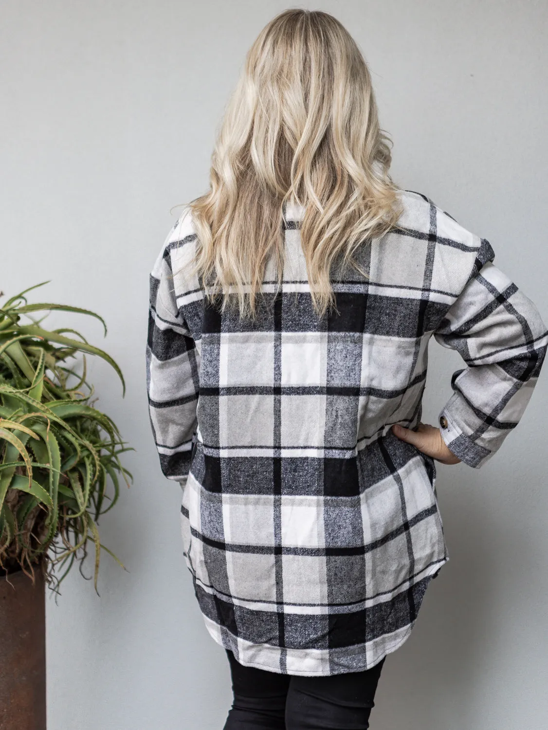 Meg Shacket - Black and Grey