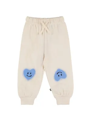 Molo   Printed organic cotton sweatpants 