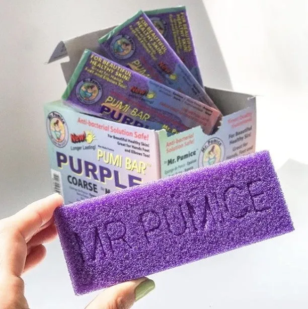 Mr Pumice Purple Pumi Bar - Coarse