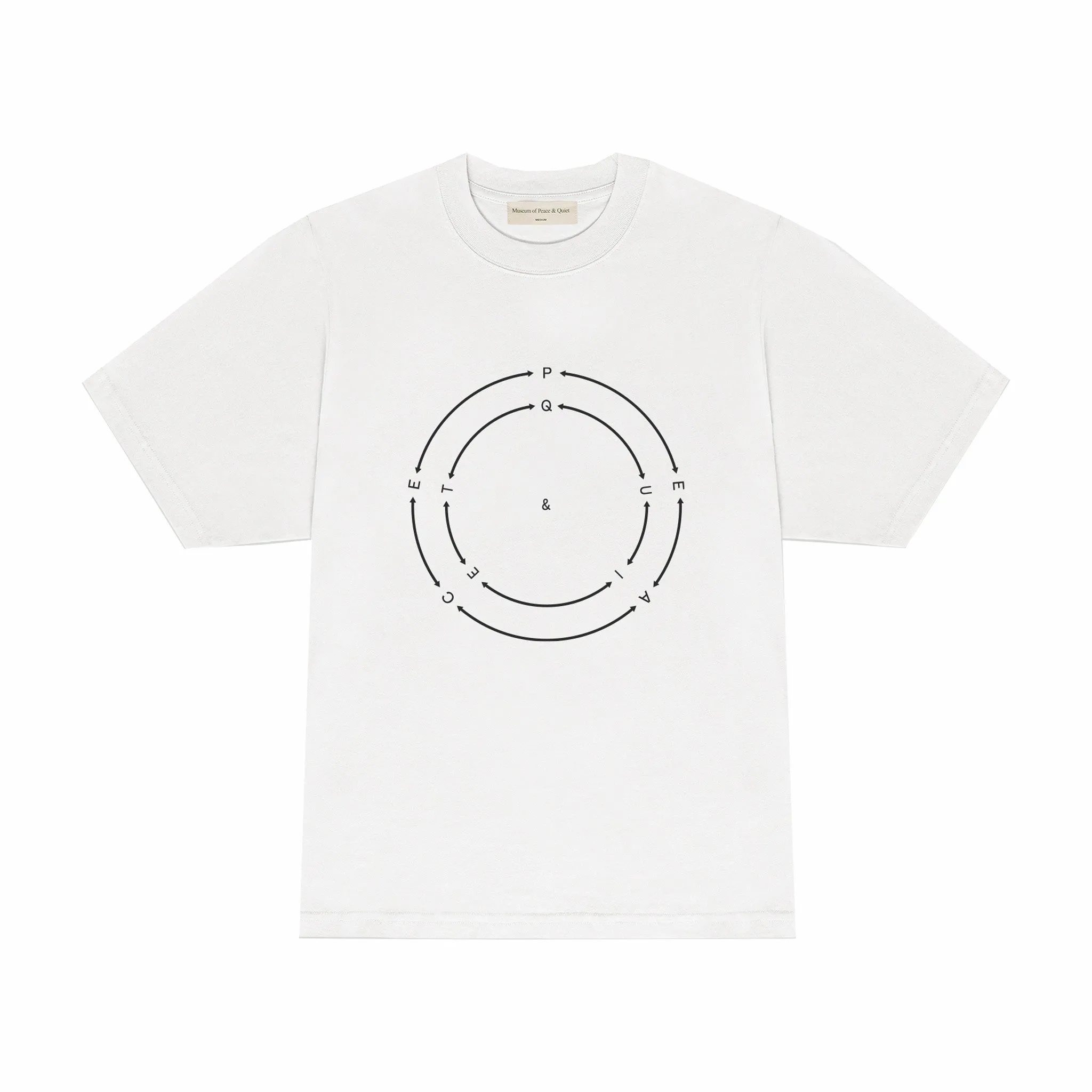 Museum of Peace & Quiet Compass T-Shirt (Black)