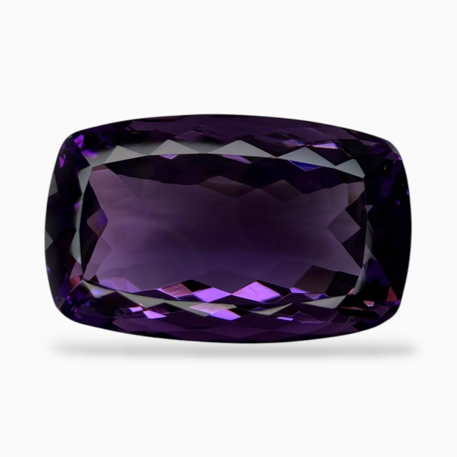 Natural Purple Amethyst Stone Cushion Cut 27.68 Carats 21x13.7 mm