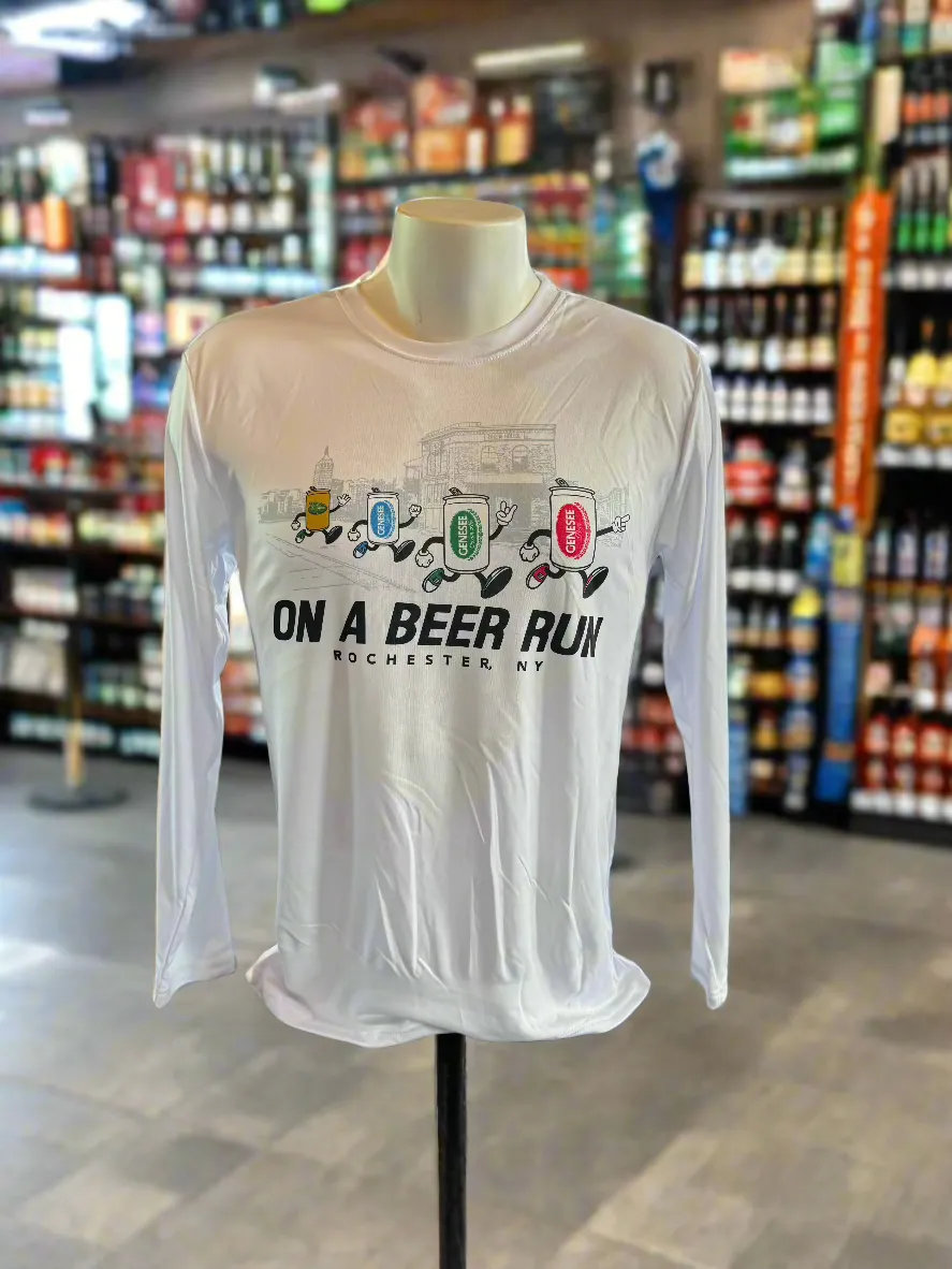 On A Beer Run Dri Wick L/S T Shirt