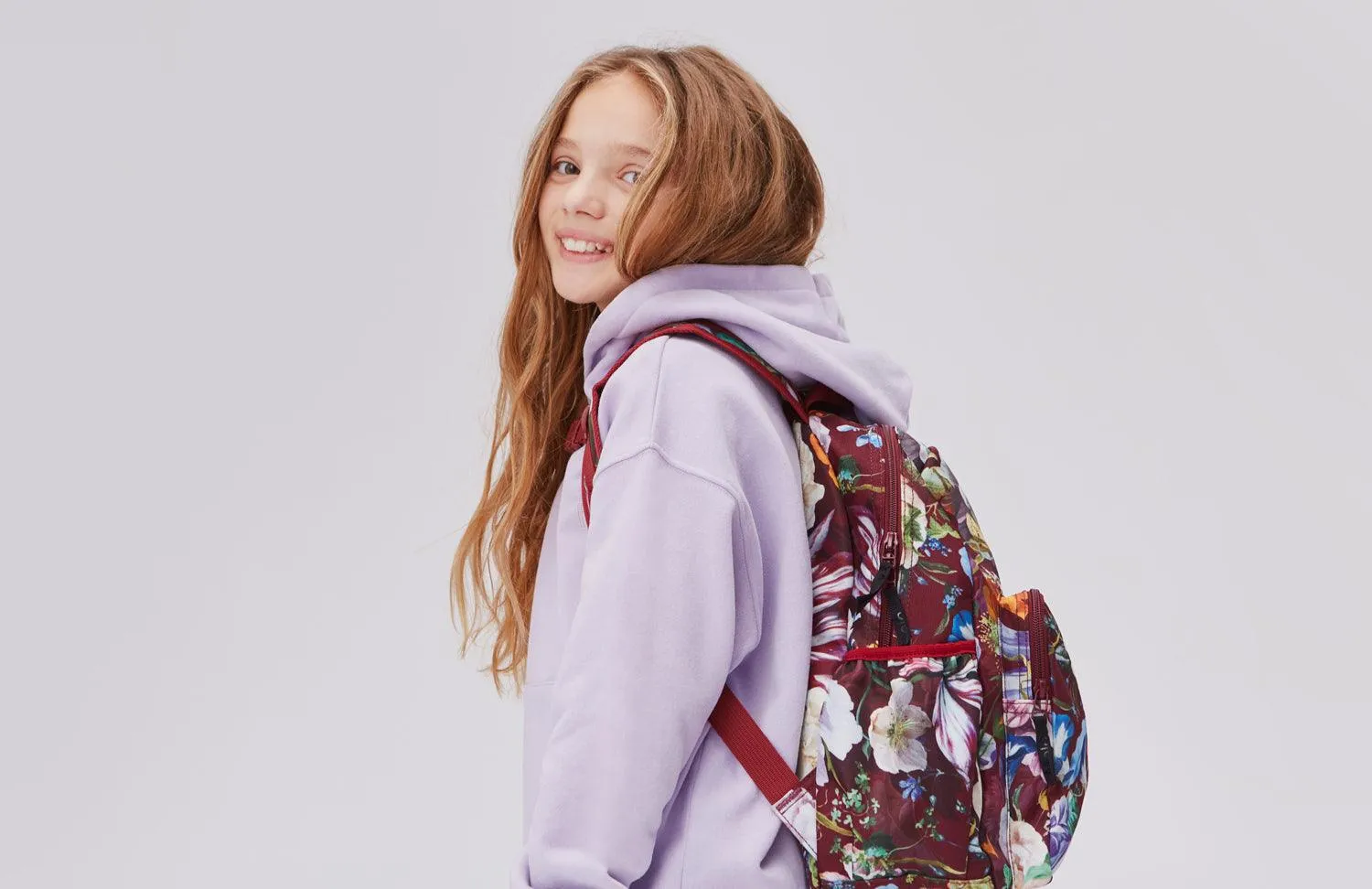 Organic Cotton Sweatshirt |  Moz in Frozen Lilac | Molo
