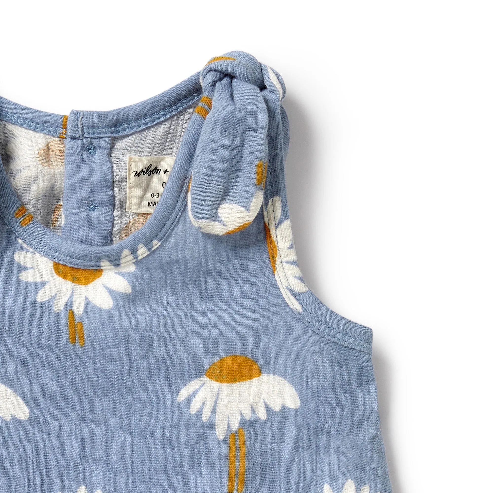 Organic Daisy Floral Romper
