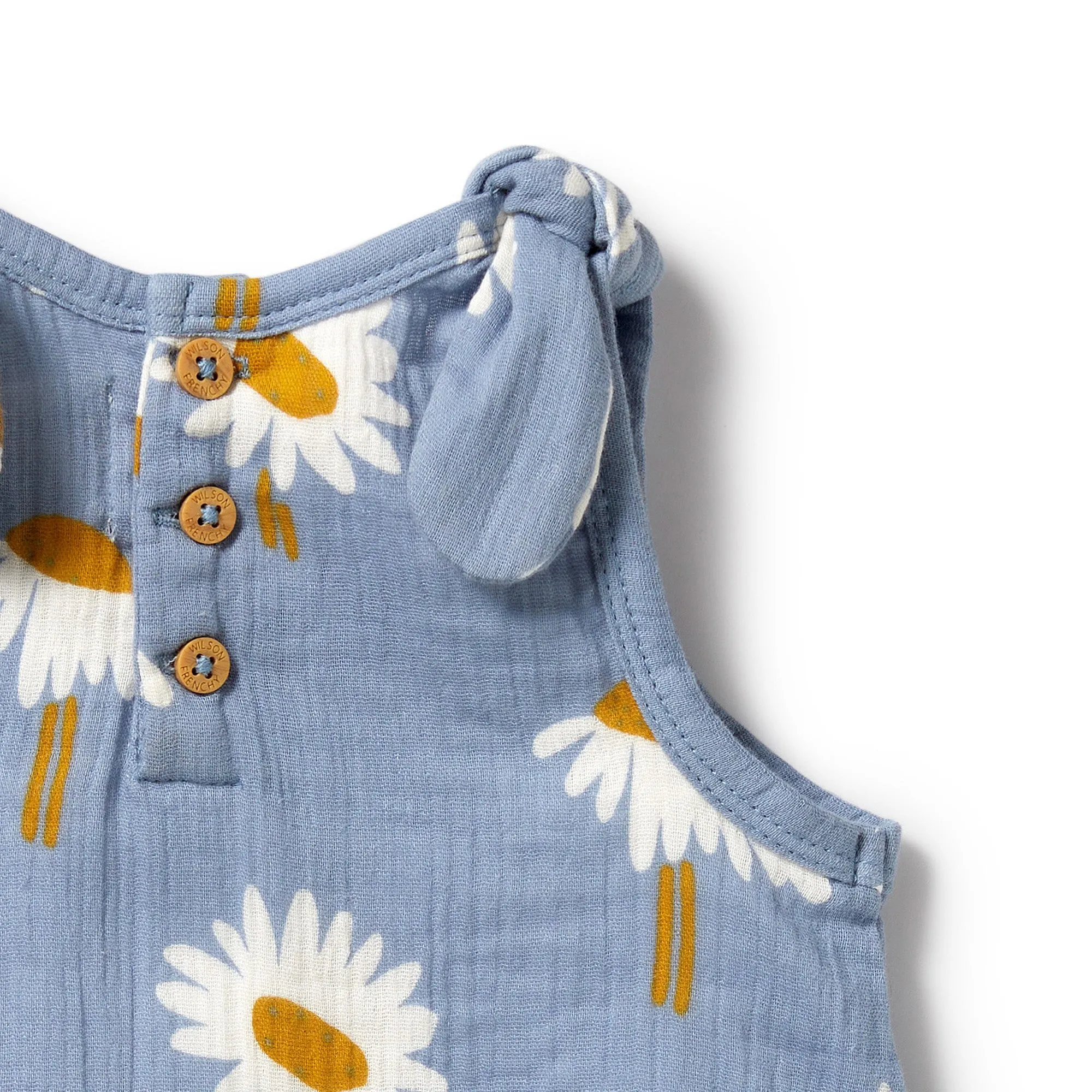 Organic Daisy Floral Romper