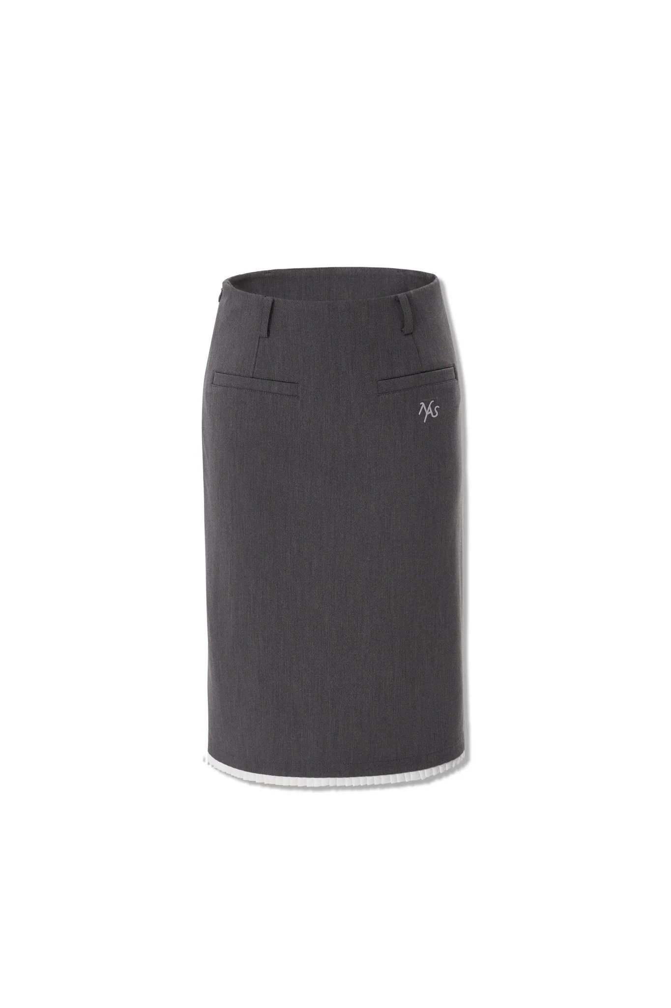 Pencil Skirt In Gray