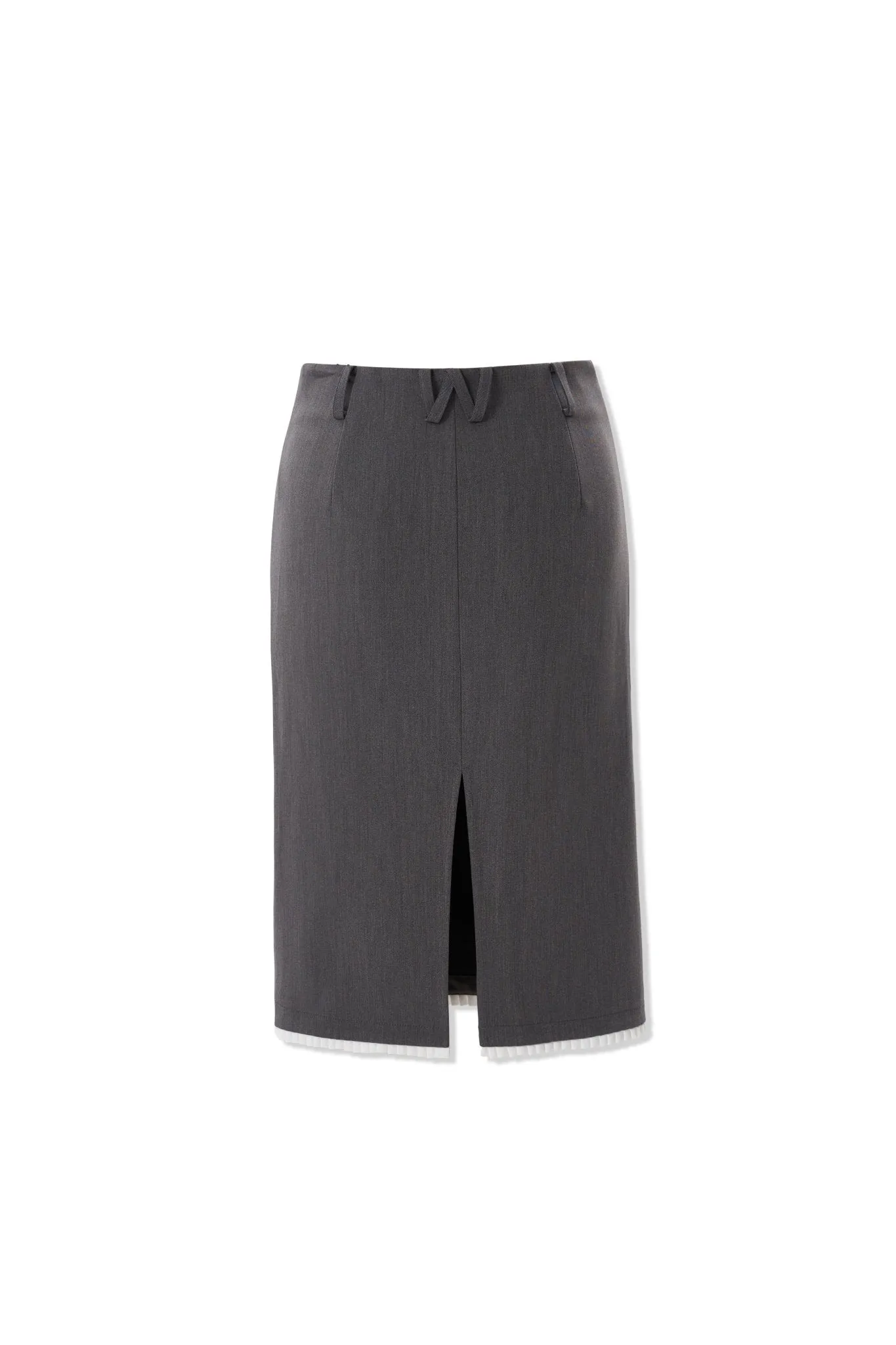 Pencil Skirt In Gray