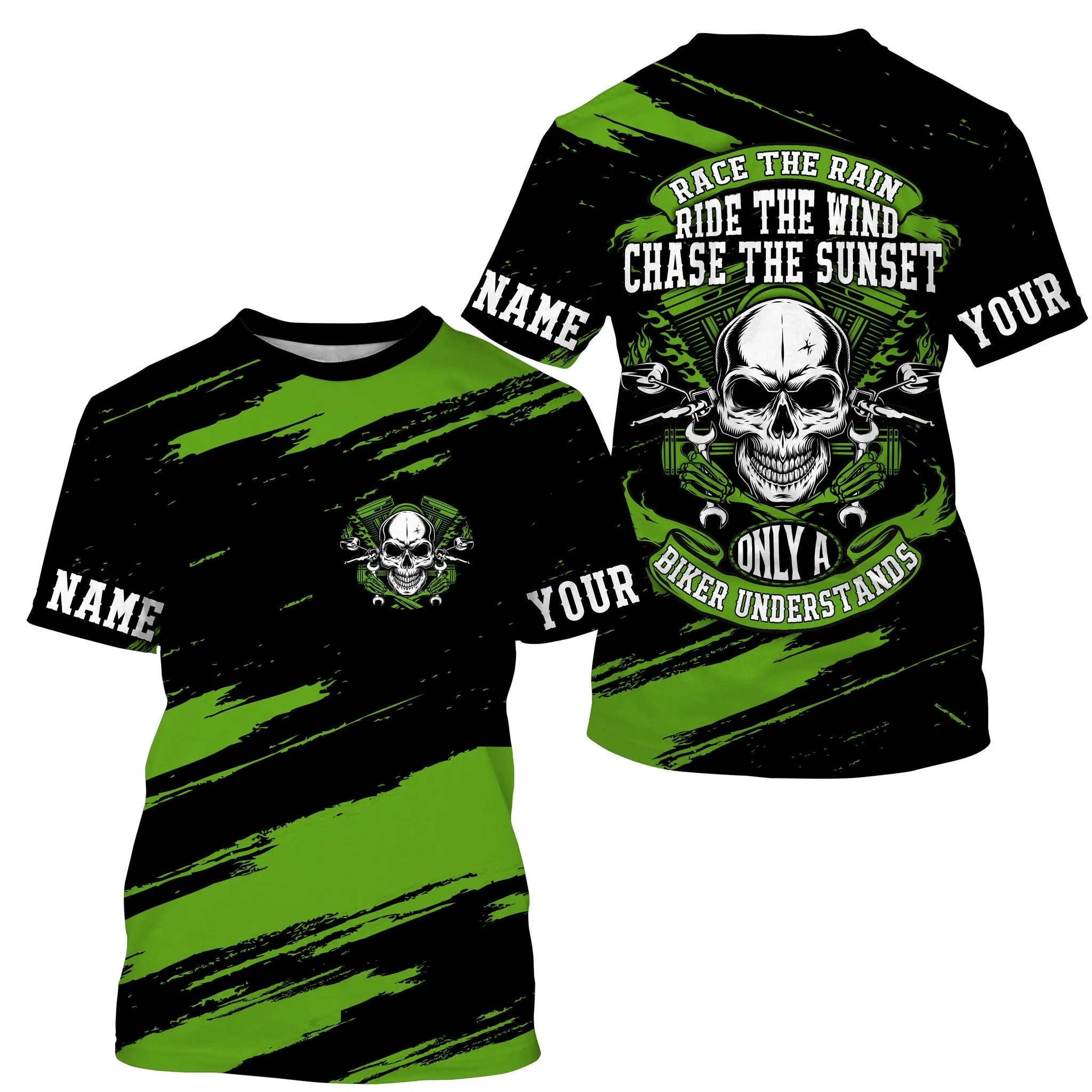 Personalized Riding Jersey Motocross Racing 3D Long Sleeve Shirt Dirt Bike Motorcycle Off-Road Skull Biker Youth Rider