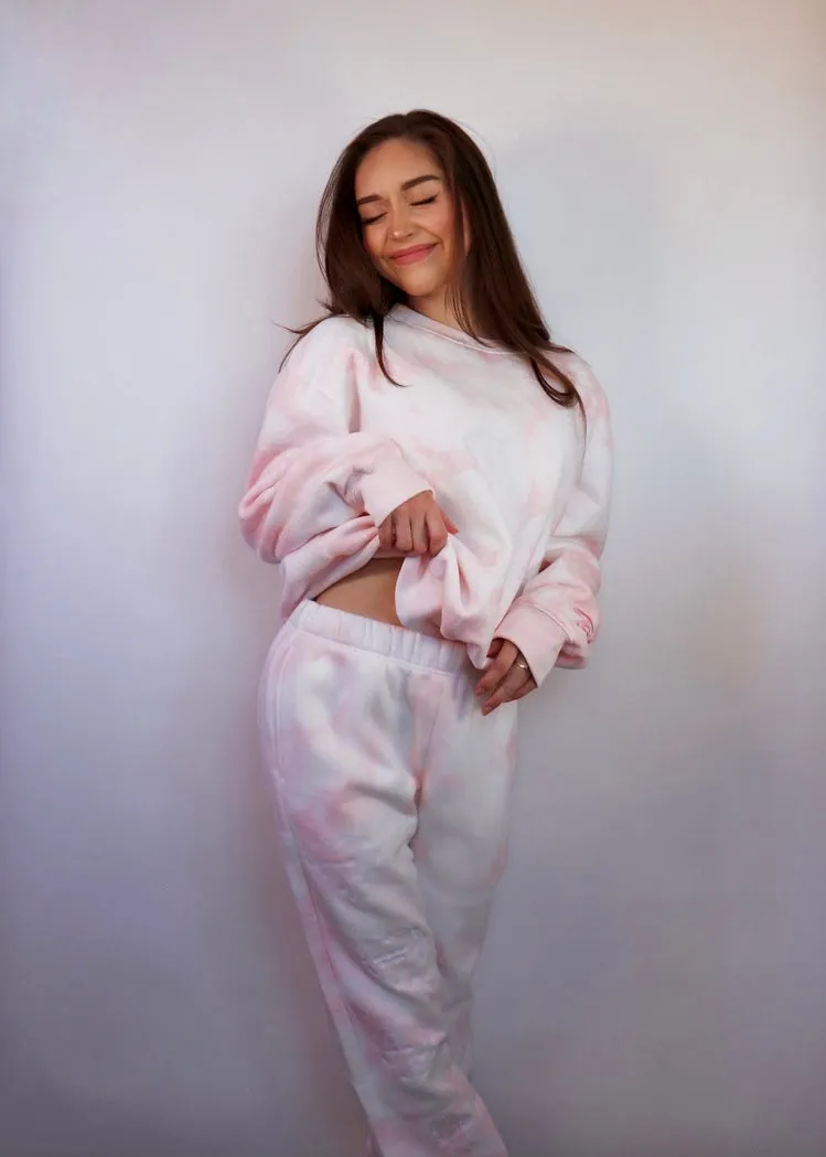 Pink Tie Dye Crewneck
