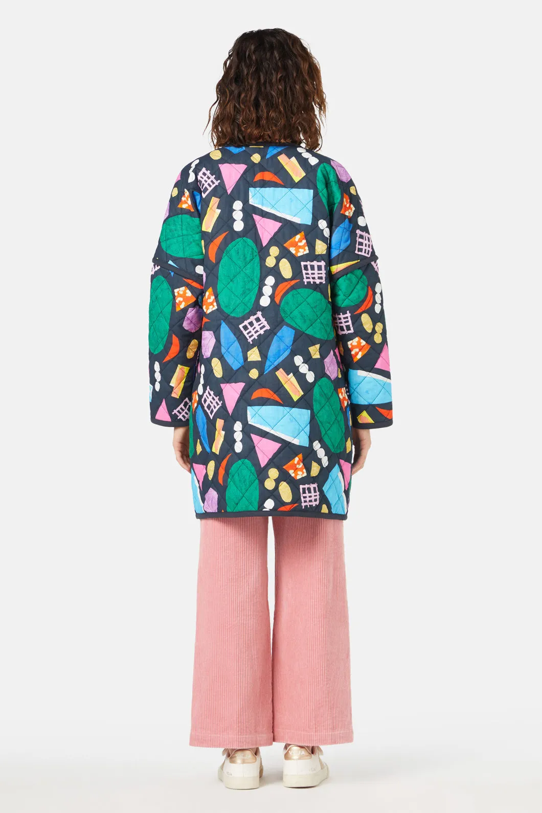 Precious Gems Quilted Coat