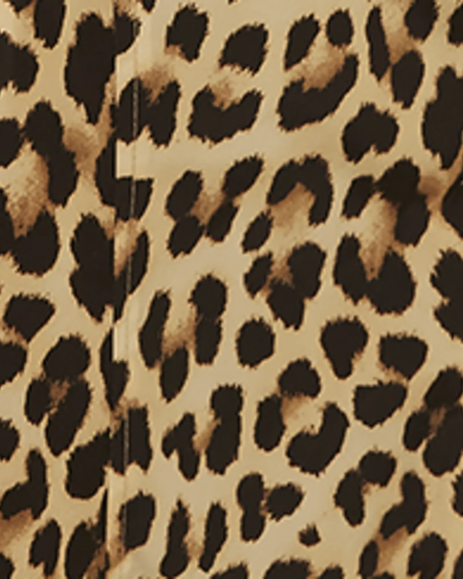 Quinn Leopard-Print Trench Coat | Tan / Brown
