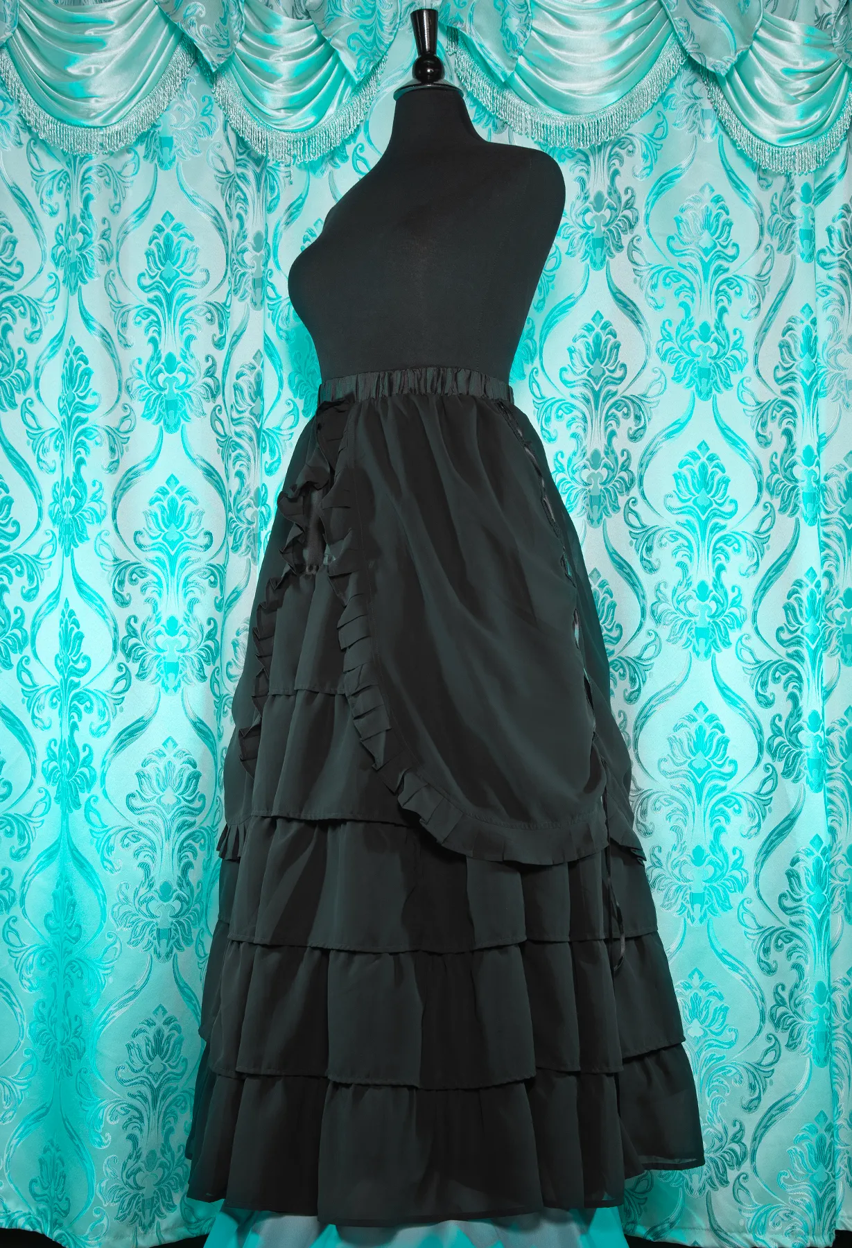 Raven Bustle Skirt