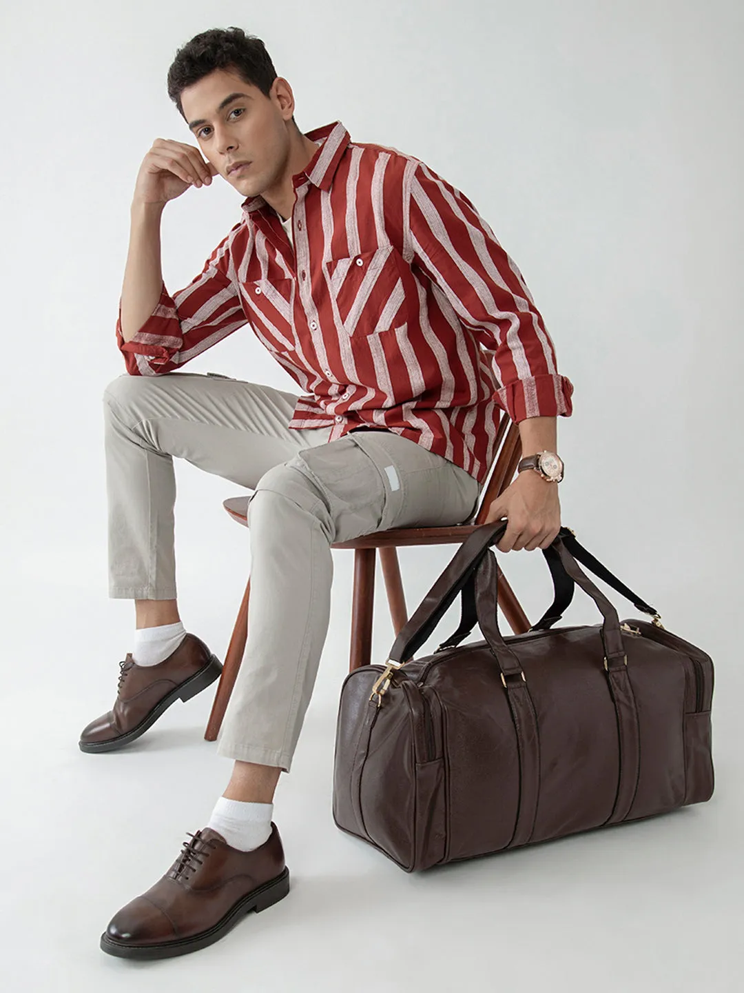 Red Striped Shacket