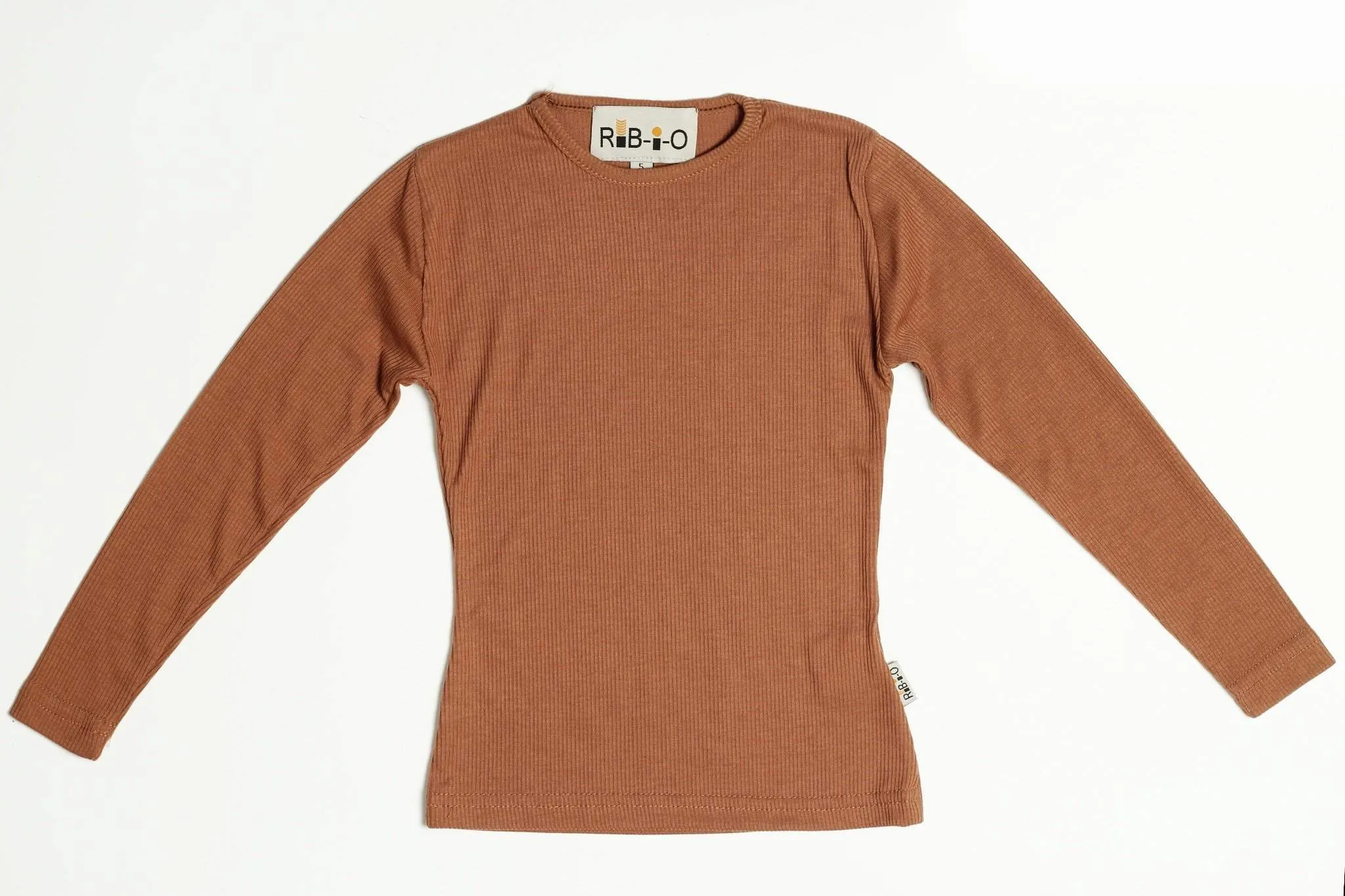 Ribio Girls Ribbed T-shirt Long Sleeve