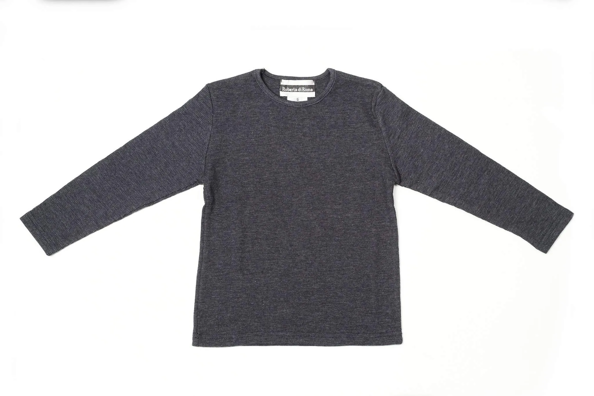 Ribio Girls Ribbed T-shirt Long Sleeve