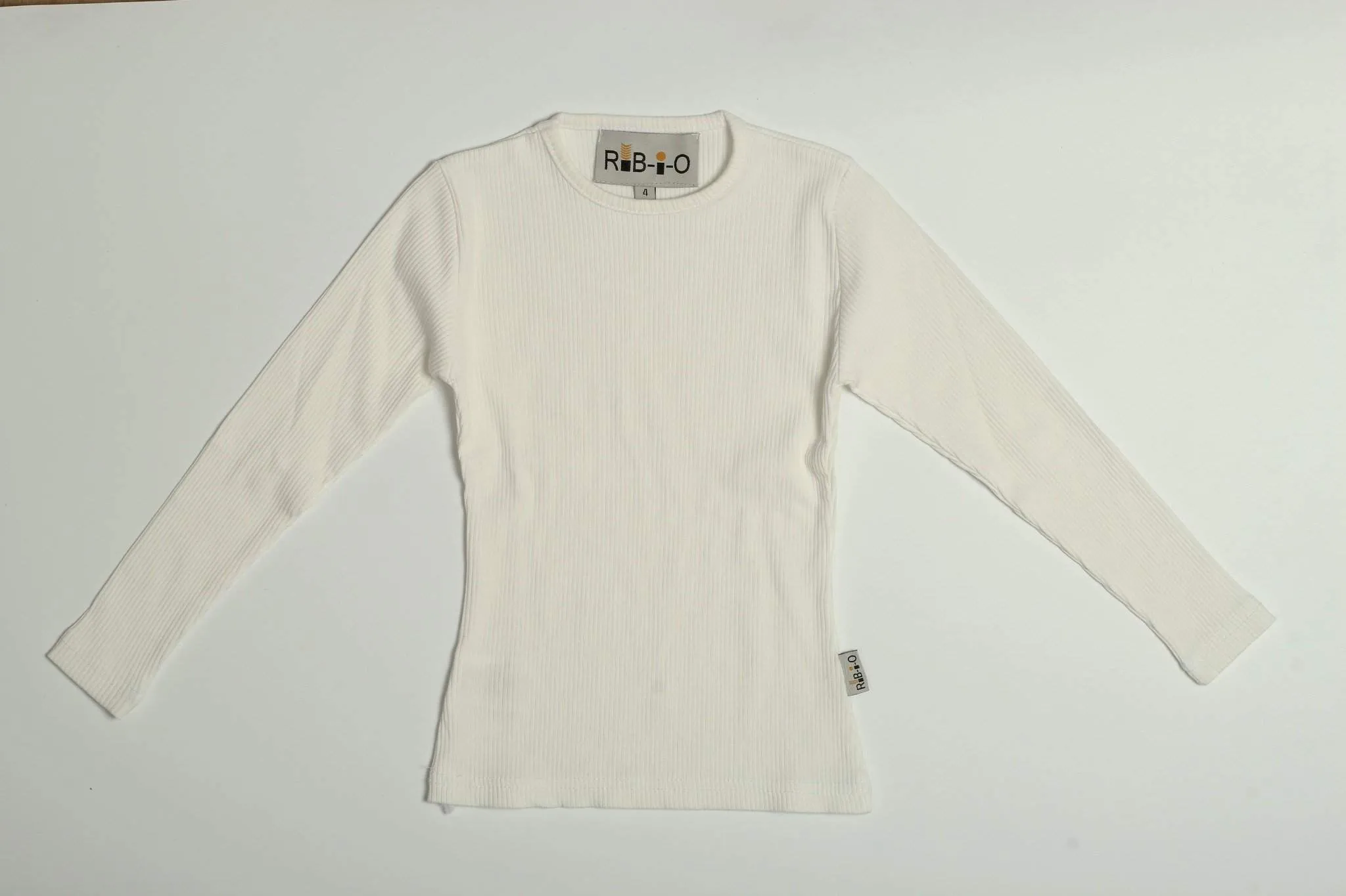 Ribio Girls Ribbed T-shirt Long Sleeve