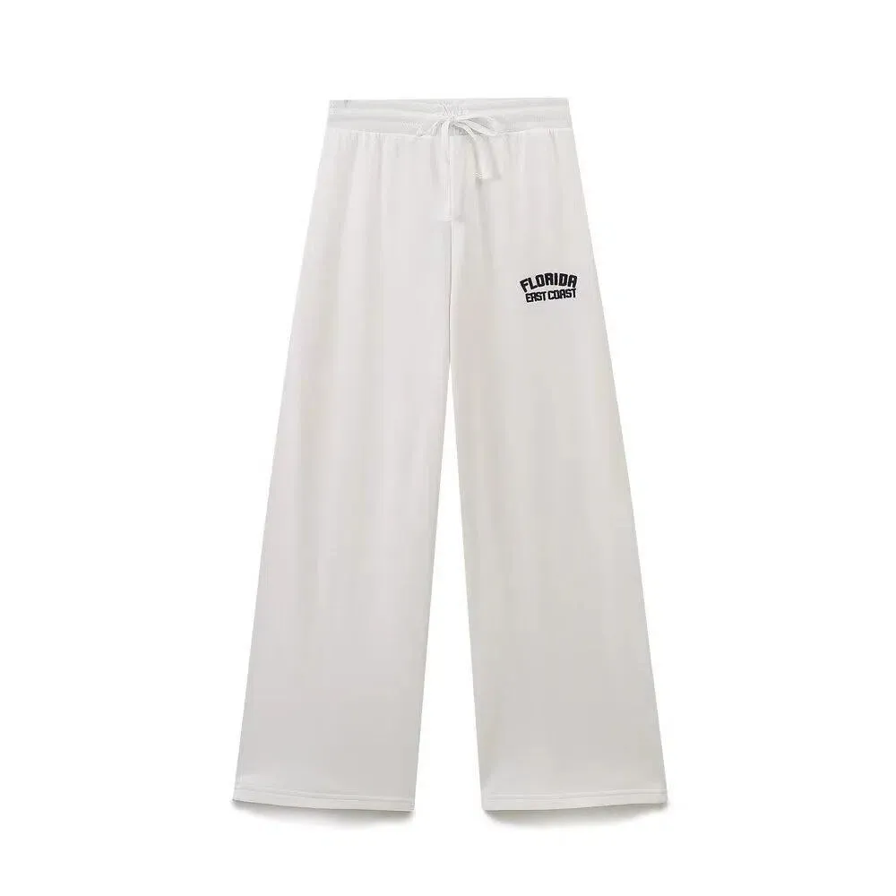 Savannah – Wide-leg pants – Coastal half-zip set