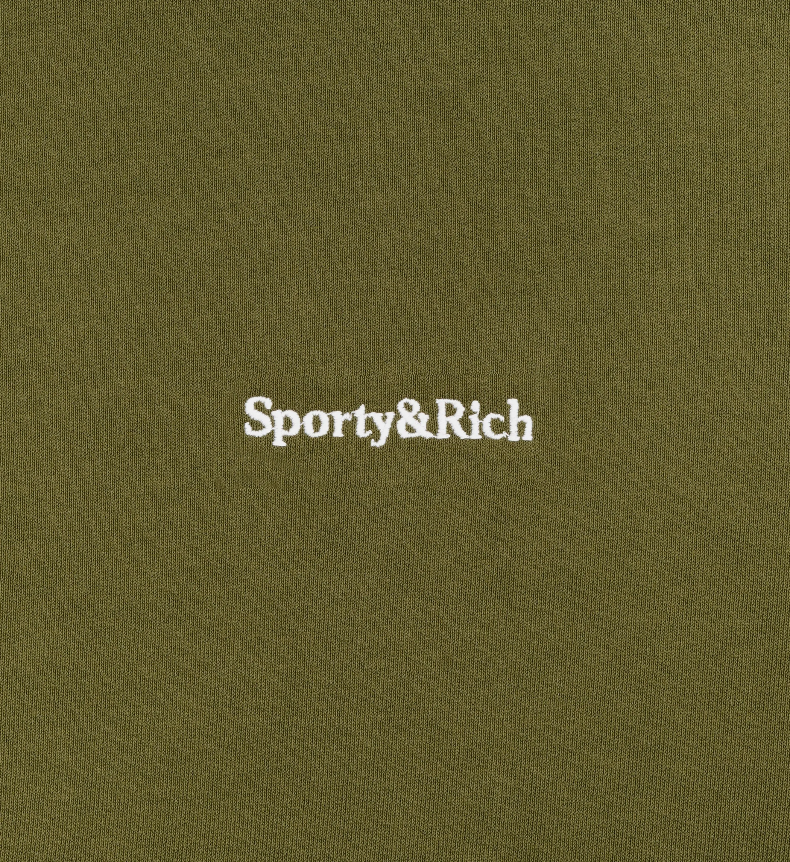 Serif Logo Sweatpant - Army