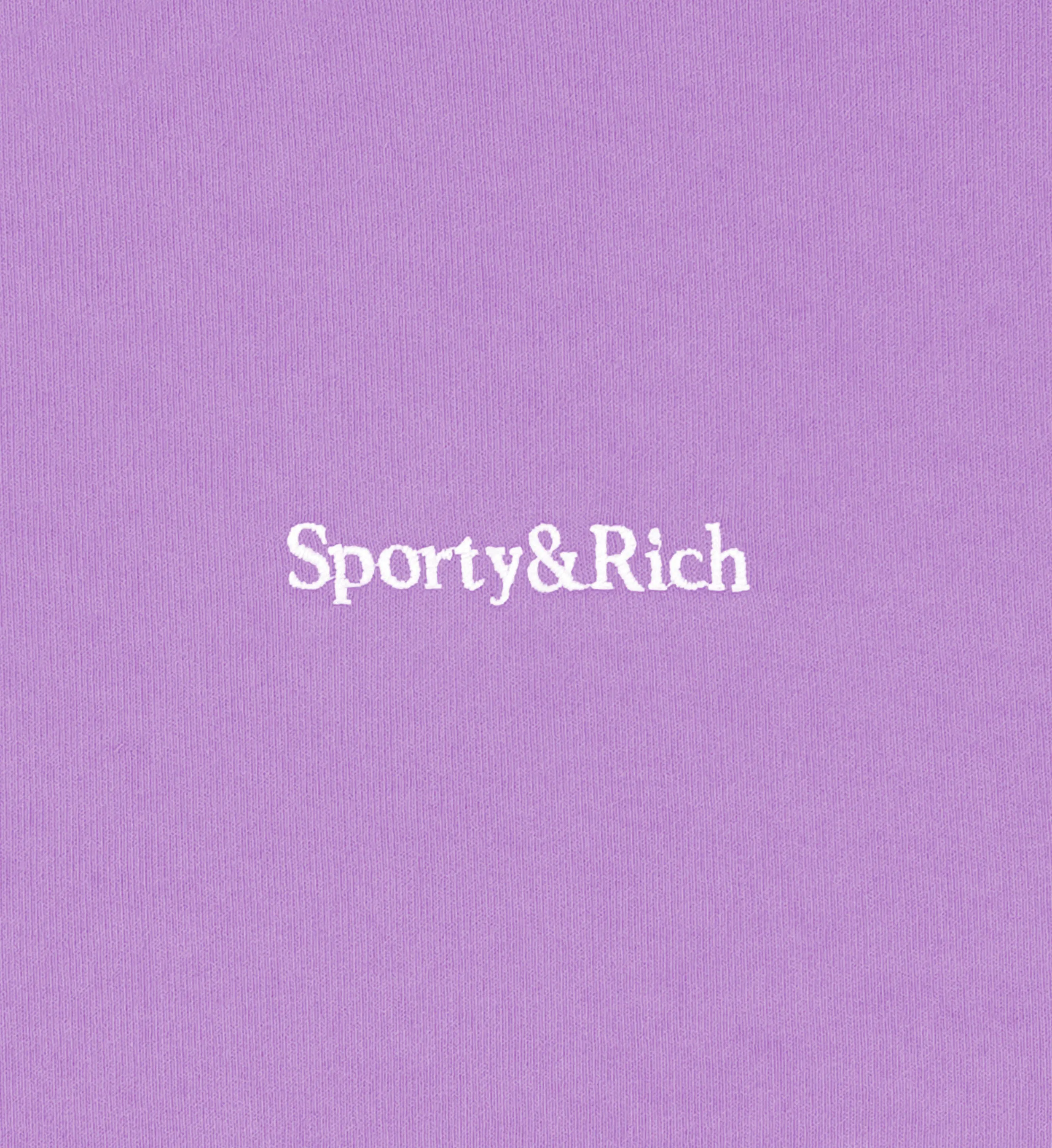 Serif Logo Sweatpant - Dip Dye Purple/White