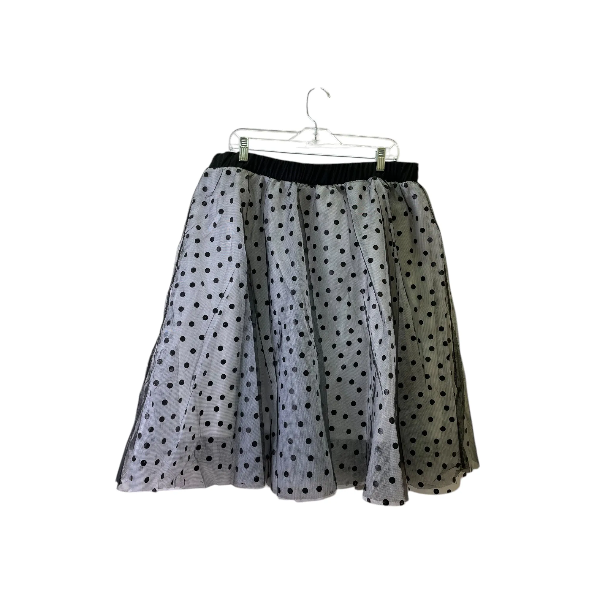 Skirt Midi By Ashley Stewart In Black & White, Size:18
