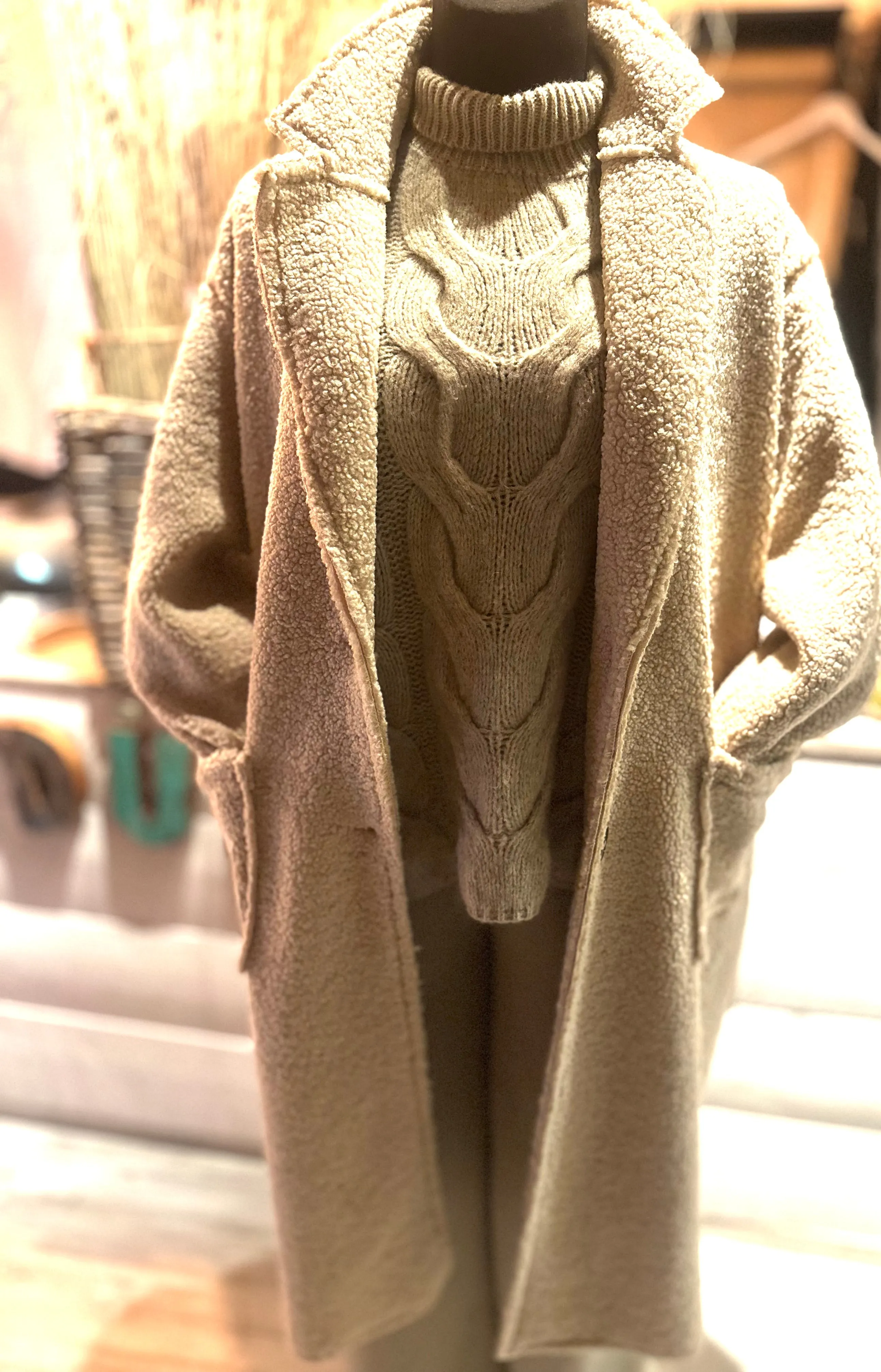 Stehkragen Pullover
