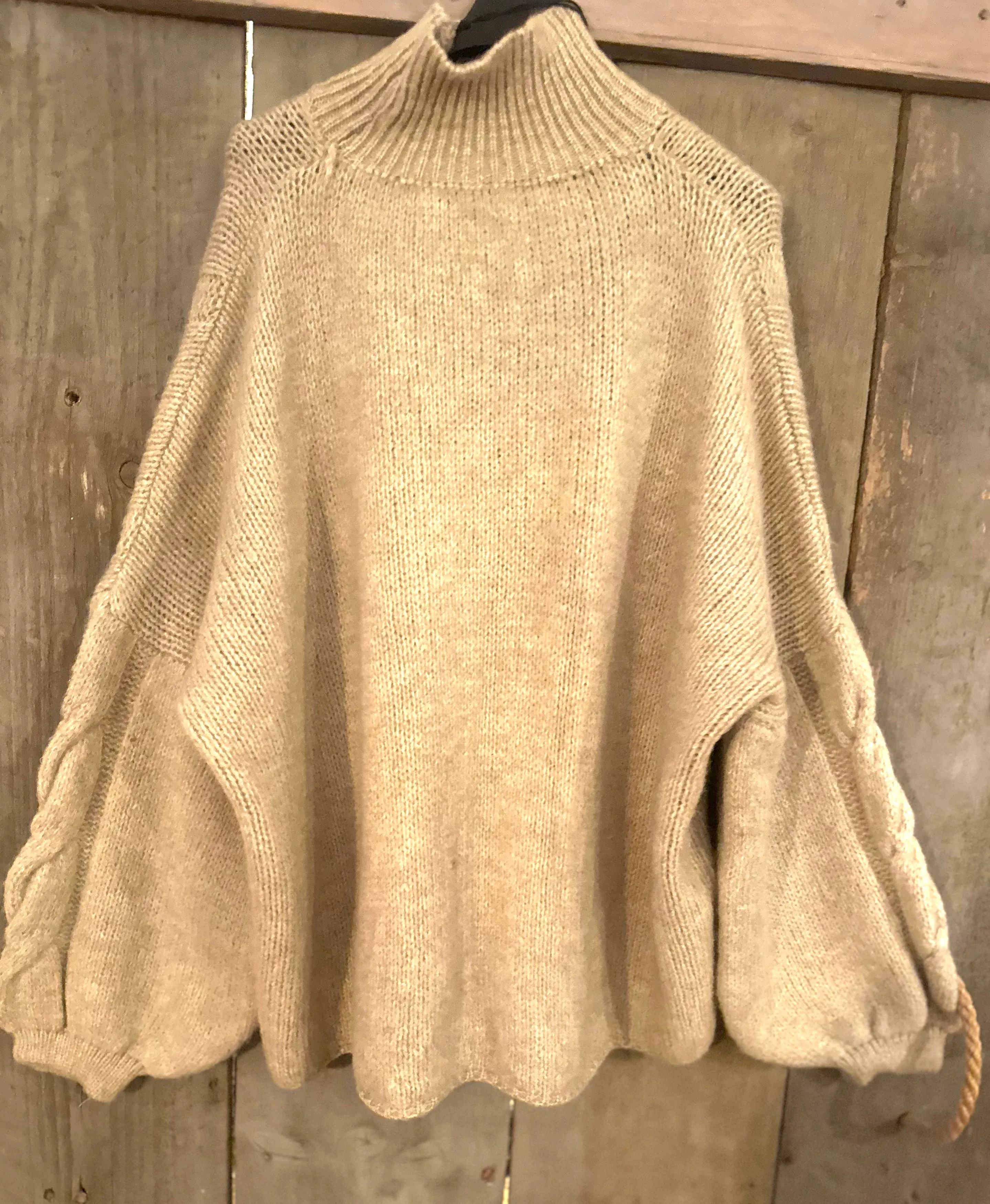 Stehkragen Pullover
