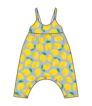 Sunny Lemons Tie Back Romper