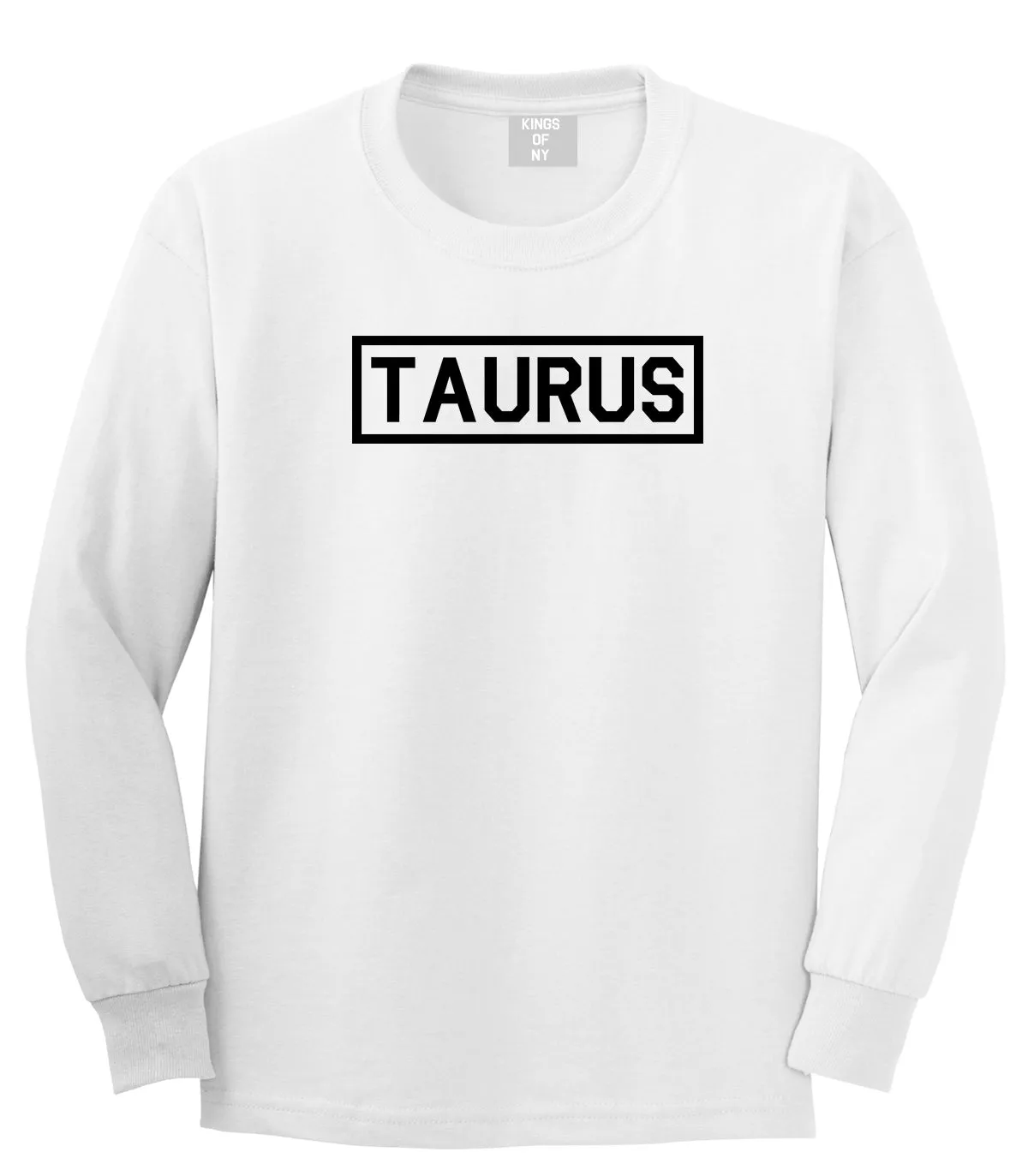 Taurus Horoscope Sign Mens Long Sleeve T-Shirt