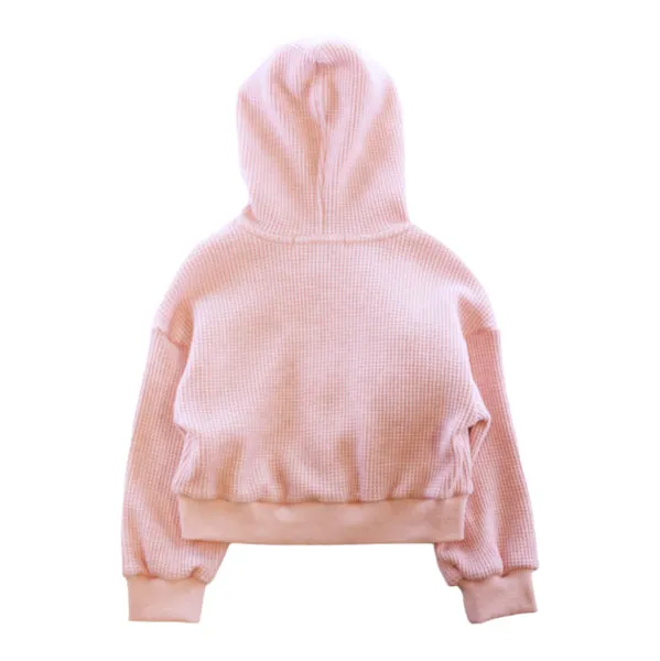 Teddy Hooded Loungewear Set - Pink
