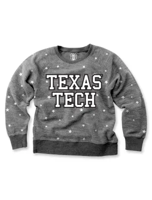 Texas Tech "Twinkle Star" KIDS Fleece Pullover