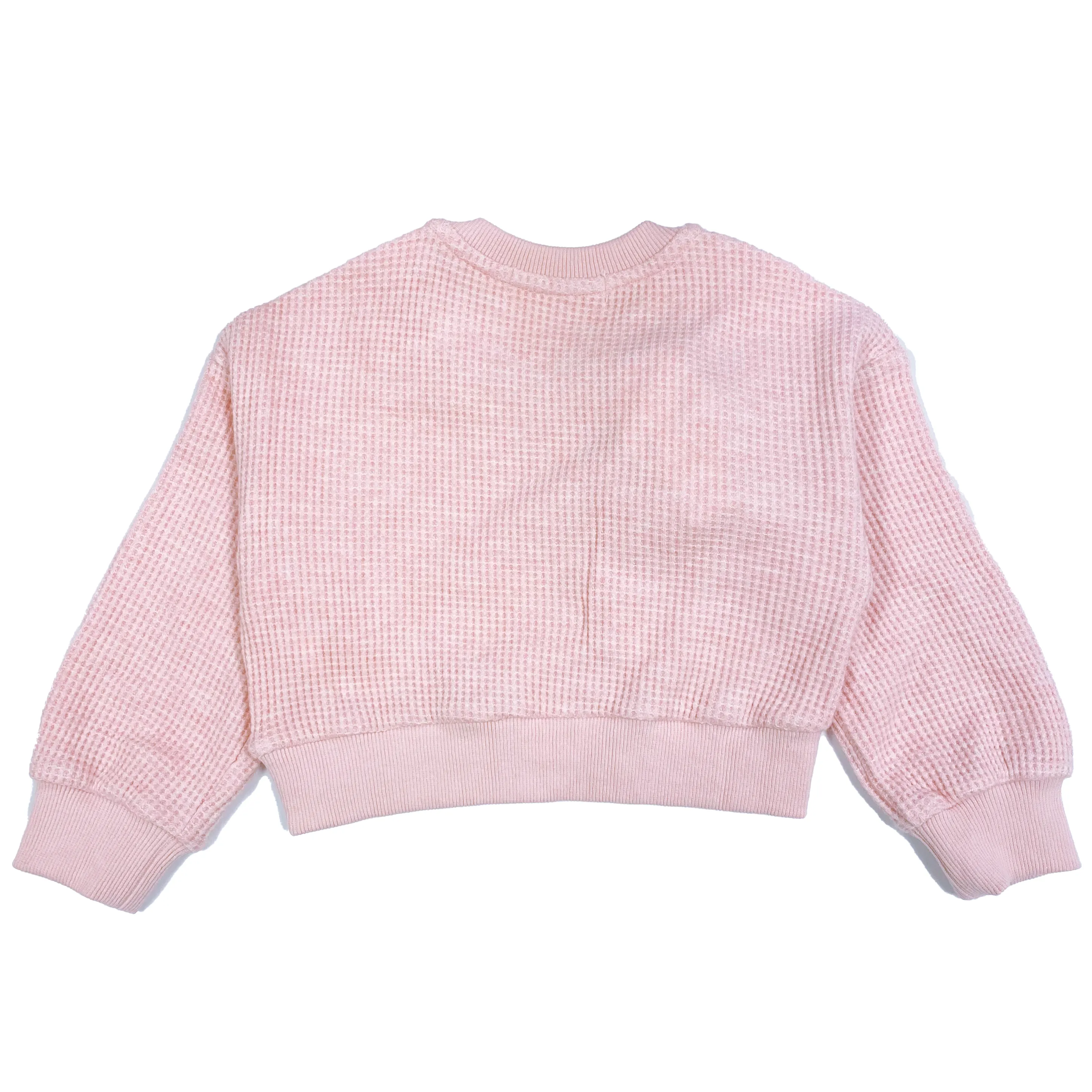 Textured Teddy Loungewear Set - Pink