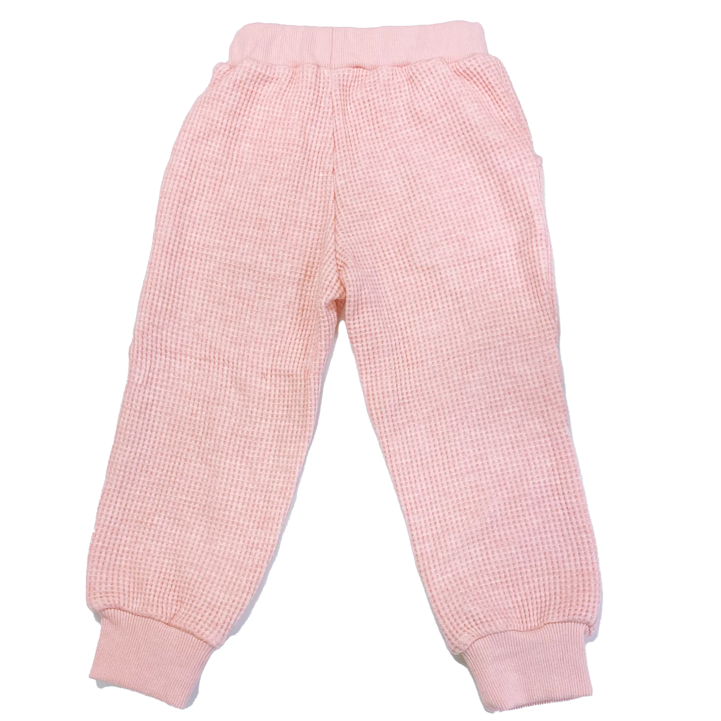 Textured Teddy Loungewear Set - Pink
