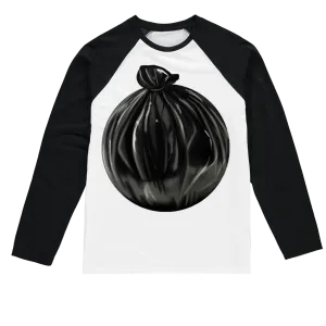 Trash Bag Sublimation Baseball Long Sleeve T-Shirt