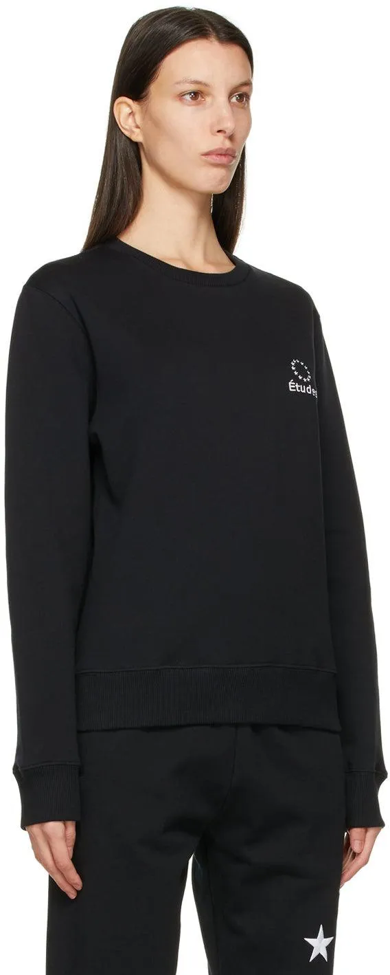 Ã‰tudes Black Klein Europa Logo Sweatshirt