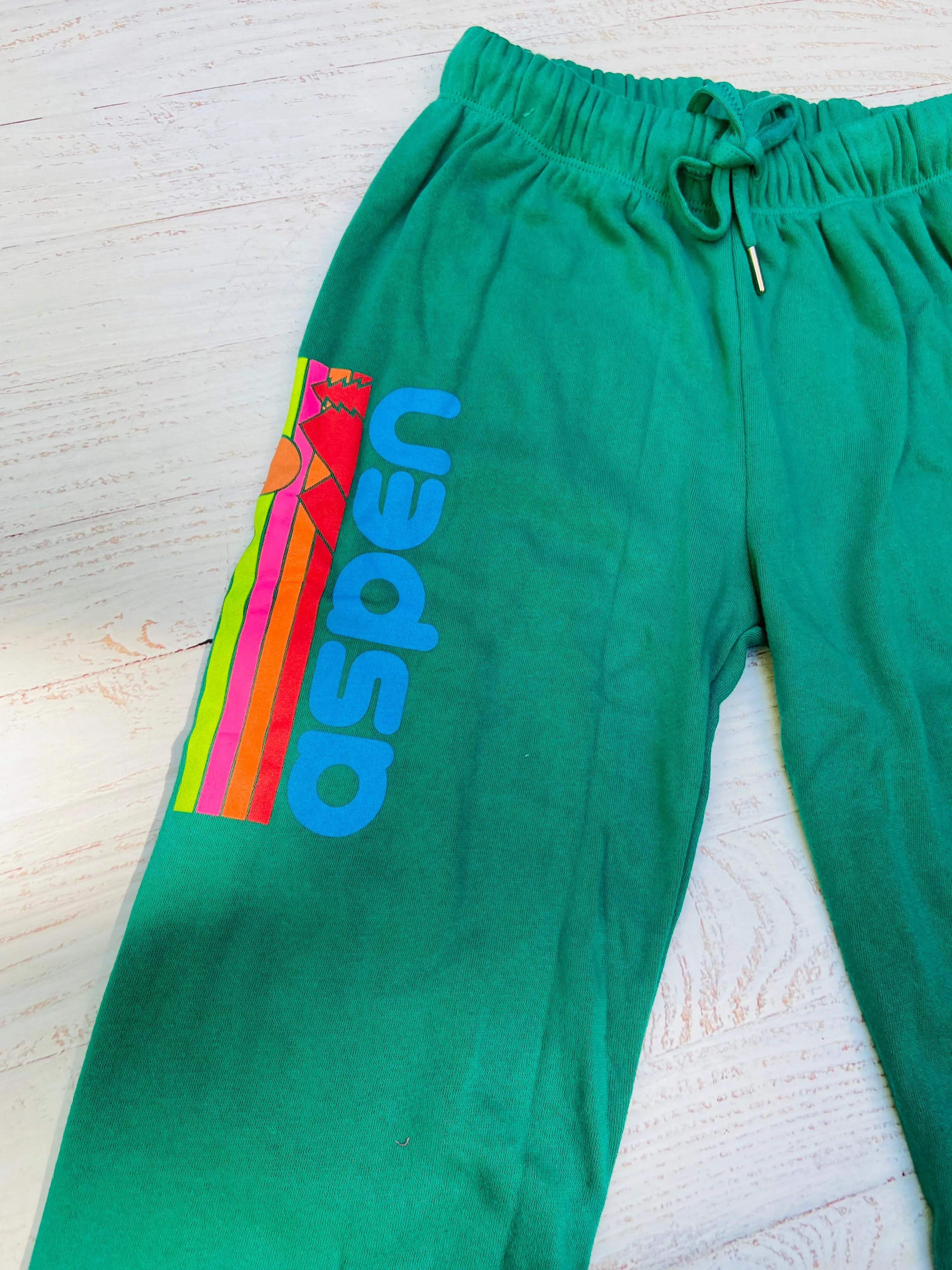 Tween Sets| Aspen Hunter Green Sweatsuit Set | Flowers by Zoe