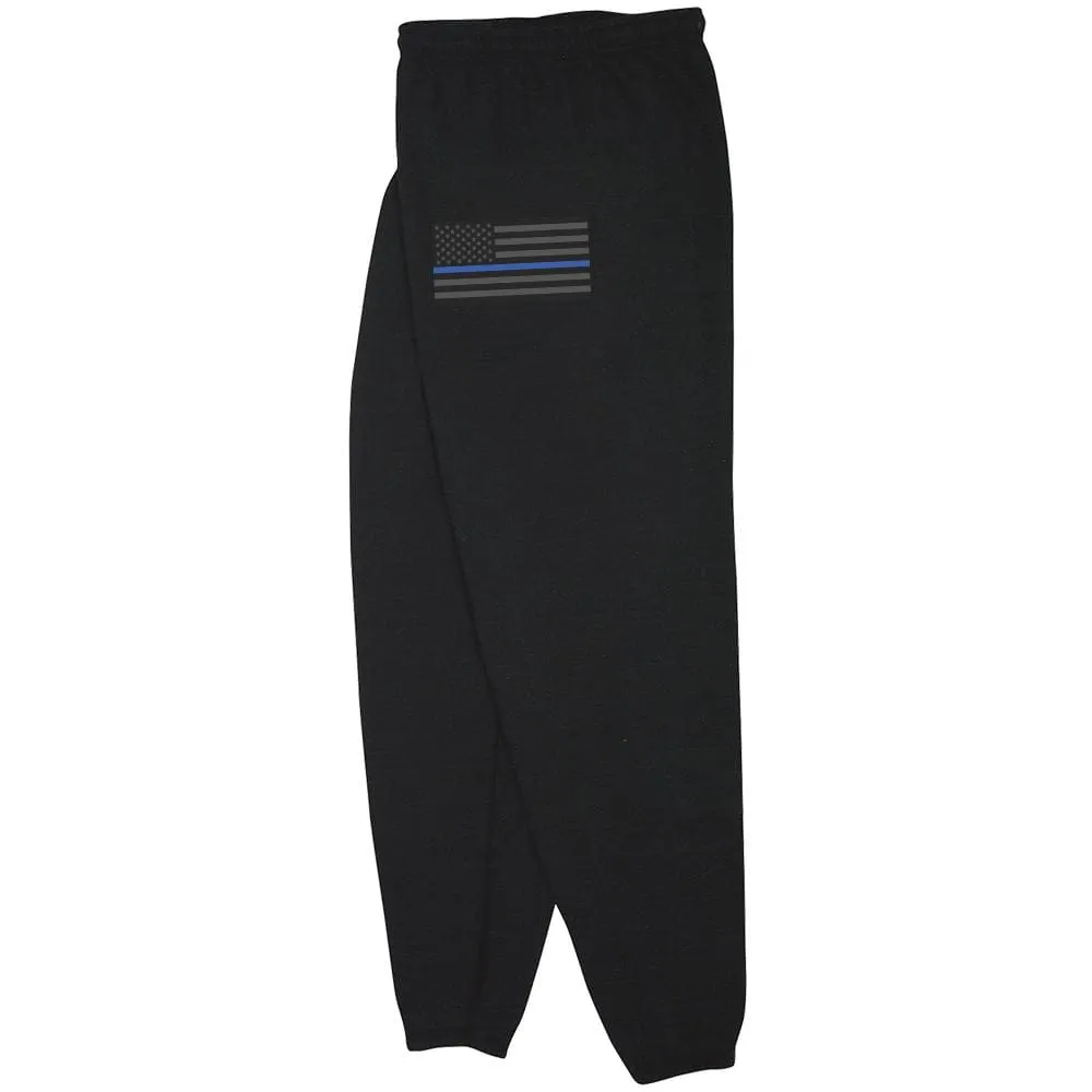 USA Flag Thin Blue Line Sweatpants