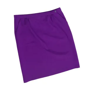 Vintage Purple Pencil Skirt