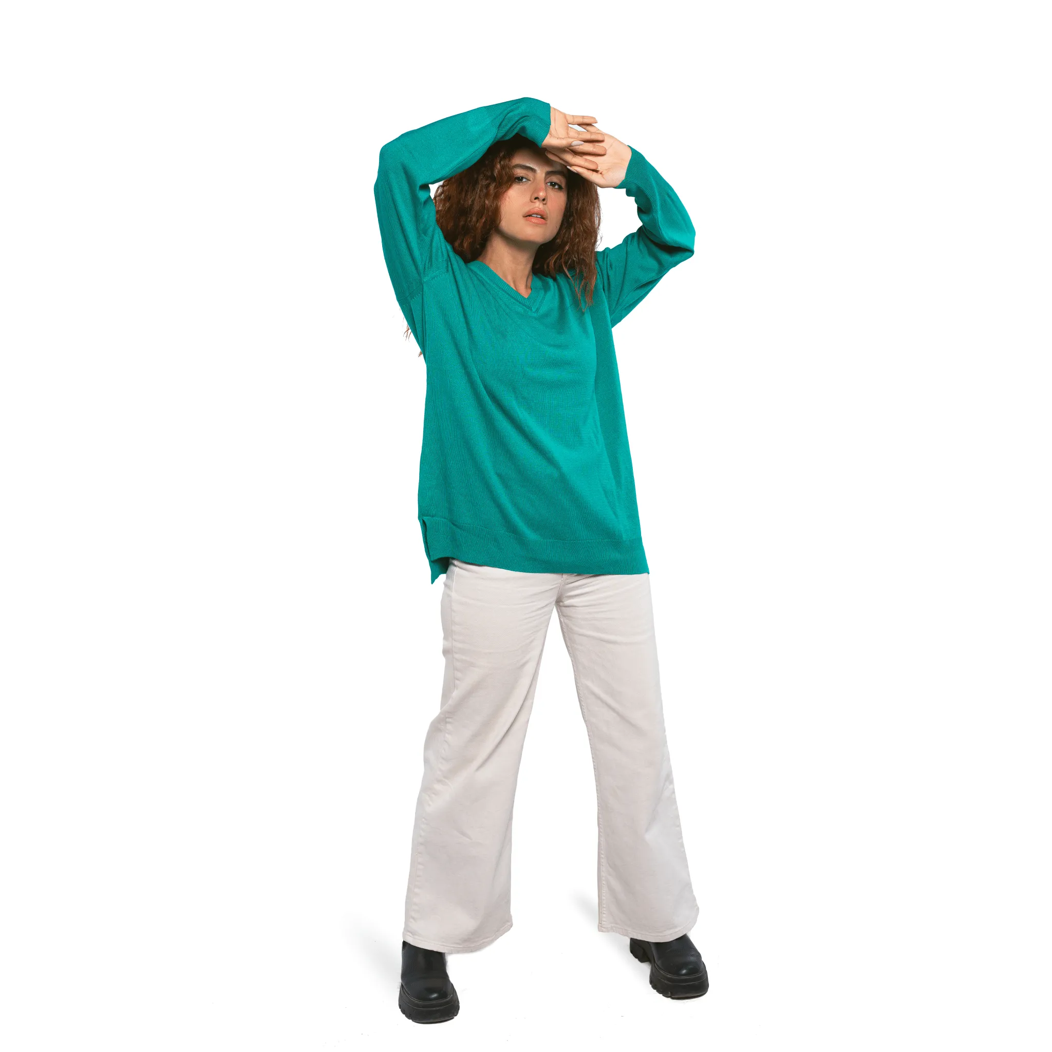 Women Pullover - Green