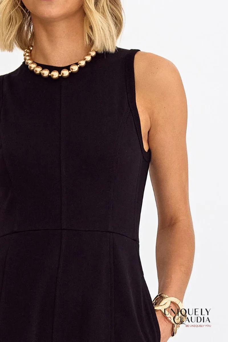 Yara Round Neck Sleeveless Jumpsuit