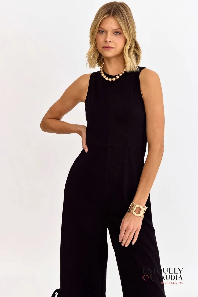 Yara Round Neck Sleeveless Jumpsuit