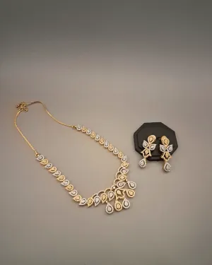 Zevarly Dia AD Choker Necklace