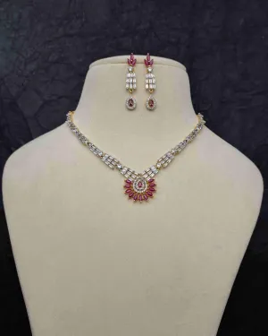 Zevarly Drishti CZ Necklace Set