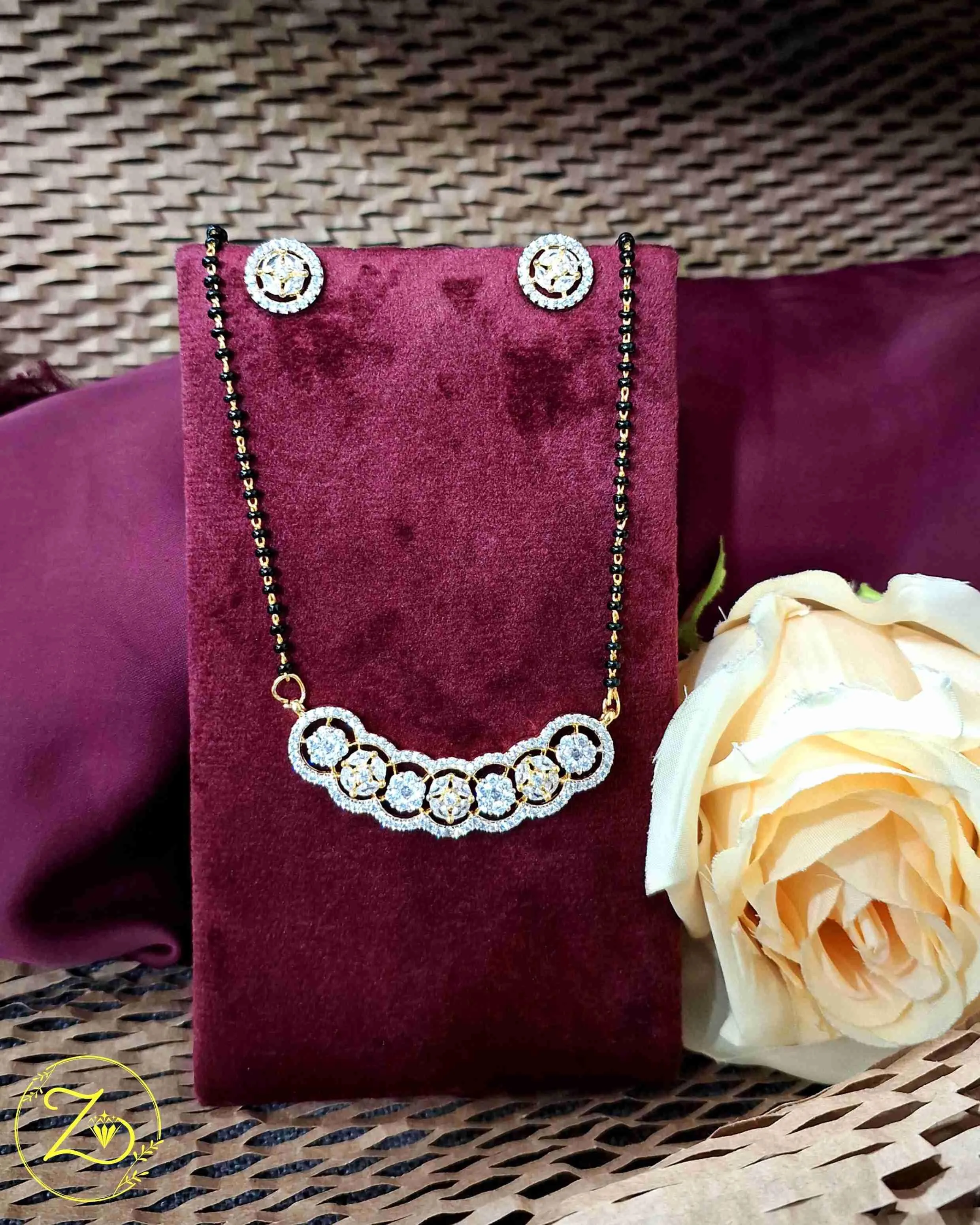 Zevarly Trishaangini Designer Mangalsutra Set