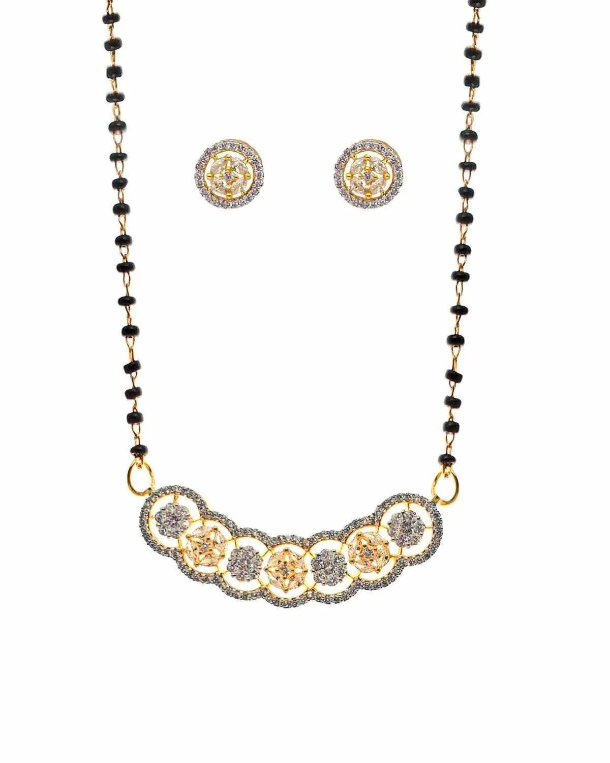 Zevarly Trishaangini Designer Mangalsutra Set