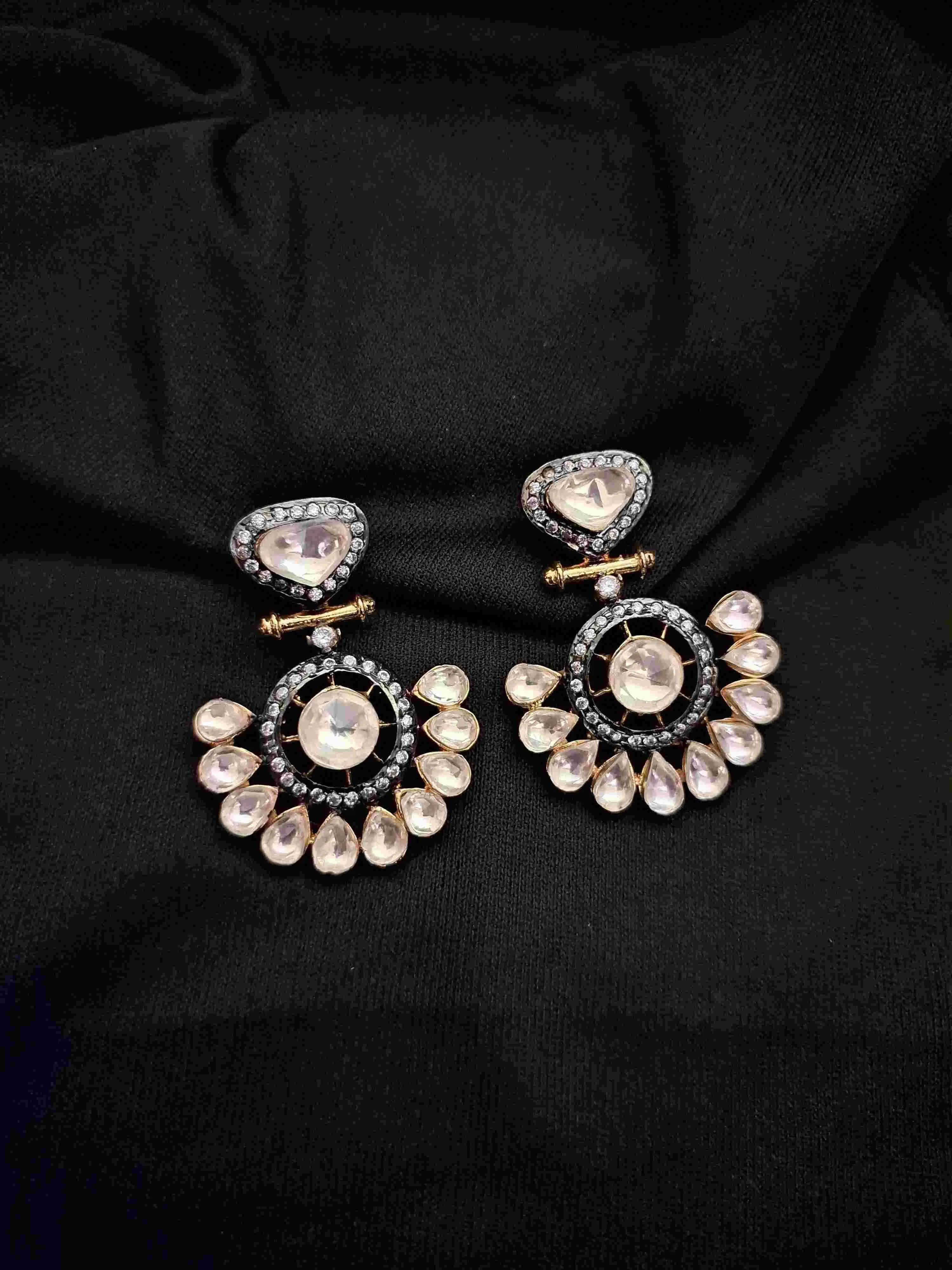 Zevarly Victorian Antique Chandbali