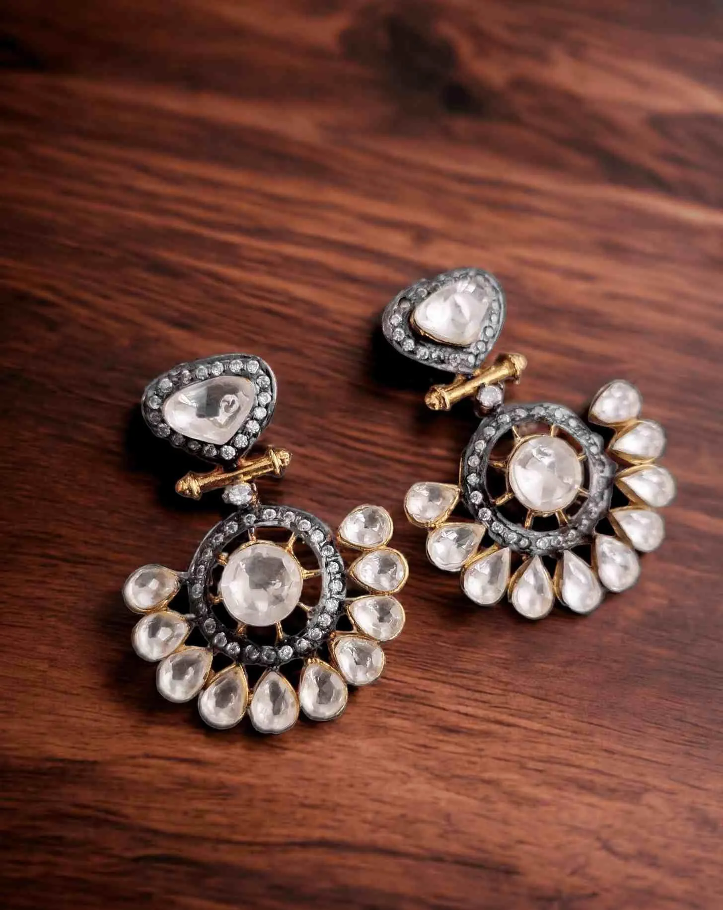 Zevarly Victorian Antique Chandbali